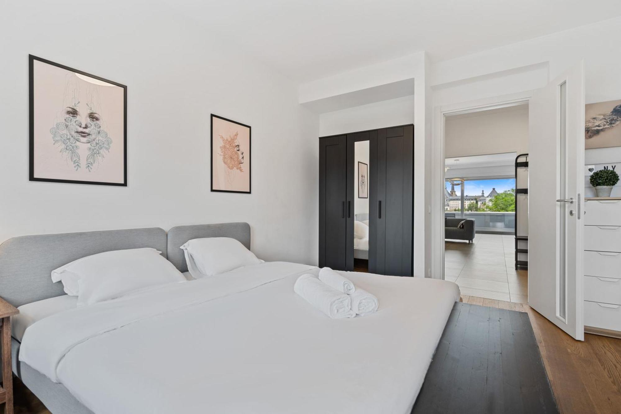 Central Lux 2Br Apt With City Views & Balcony Люксембург Екстериор снимка