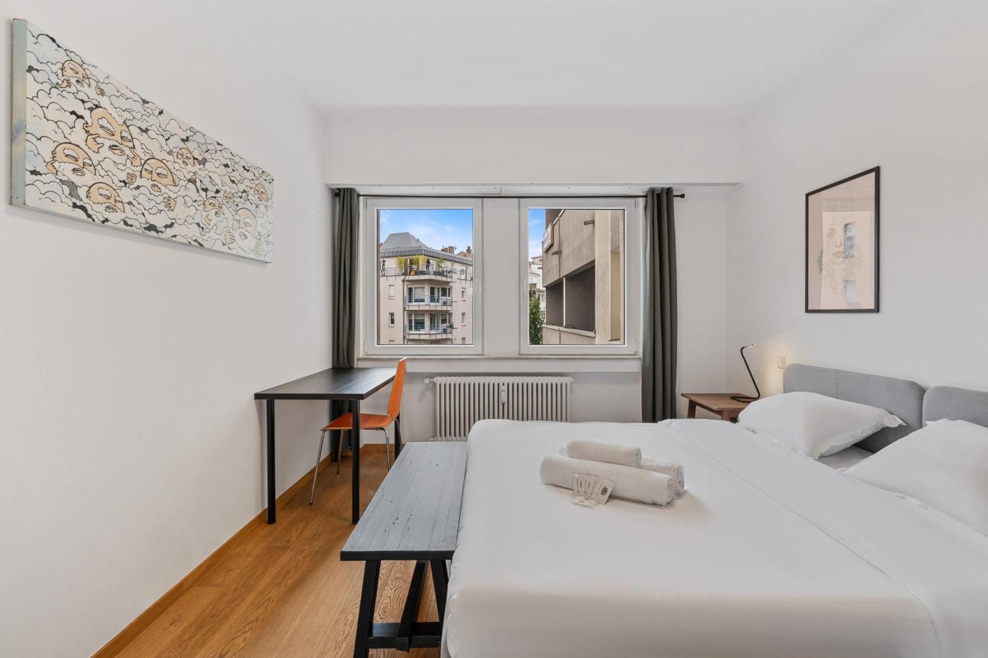 Central Lux 2Br Apt With City Views & Balcony Люксембург Екстериор снимка
